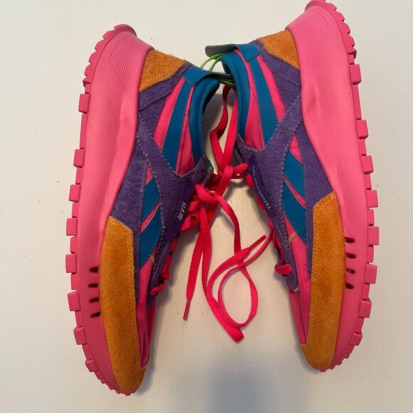 Size 12 - Reebok Daniel Moon x Classic Leather Legacy Solar Pink Pushy Purple - Picture 3 of 6